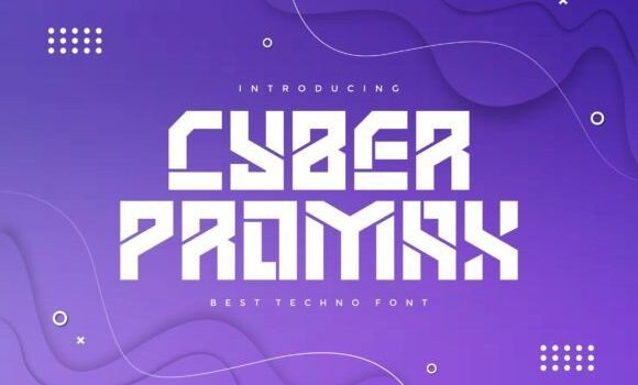 Cyber Promax Font - Featured Image
