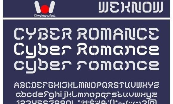 Cyber Romance Font Fonts Free Download Cyber Romance Font - Featured Image