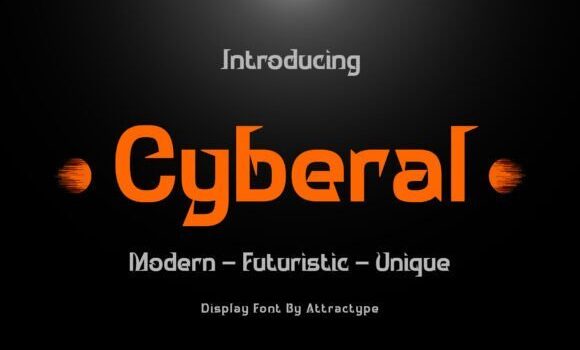 Cyberal Font Fonts Free Download Cyberal Font - Featured Image