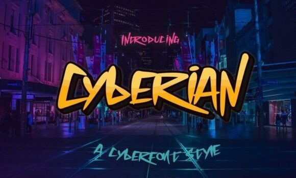 Cyberian Font Fonts Free Download Cyberian Font - Featured Image