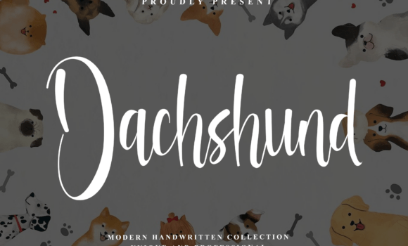 Dachshund Font - Featured Image
