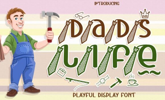 Dads Life Font - Featured Image