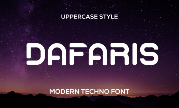 Dafaris Font - Featured Image