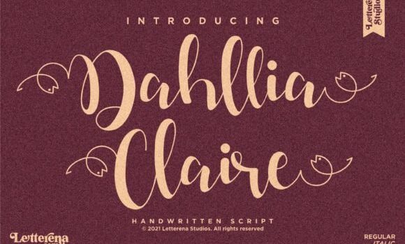 Dahllia Claire Font - Featured Image