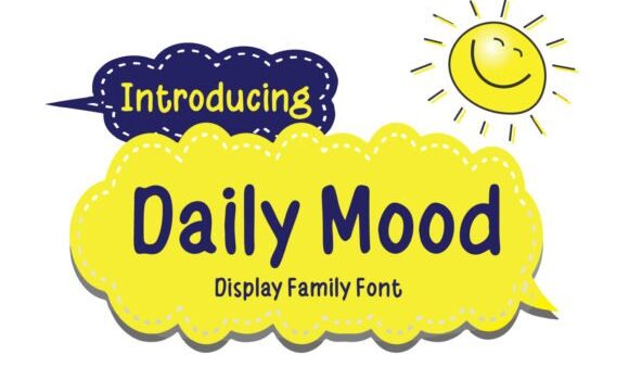 Daily Mood Font - Featured Image