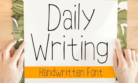 Daily Writing Font Fonts Free Download Daily Writing Font - Featured Image