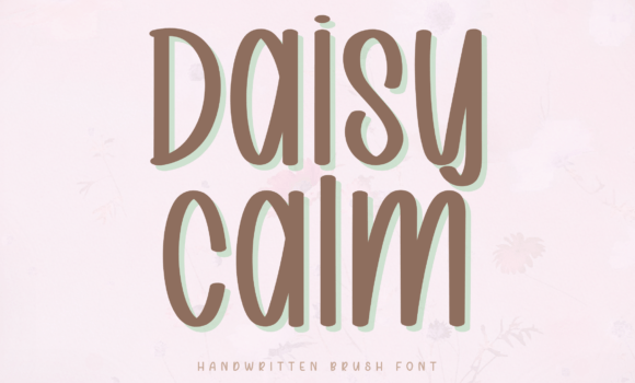 Daisy Calm Font - Featured Image