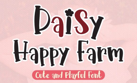 Daisy Happy Farm Font - Featured Image
