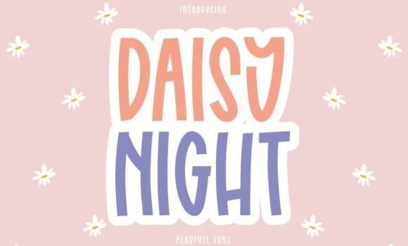 Daisy Night Font - Featured Image