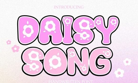 Daisy Song Font Fonts Free Download Daisy Song Font - Featured Image