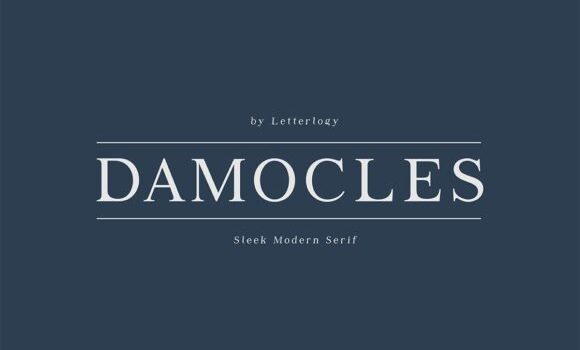 Damocles Font - Featured Image