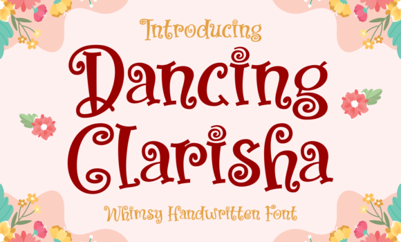 Dancing Clarisha Font - Featured Image