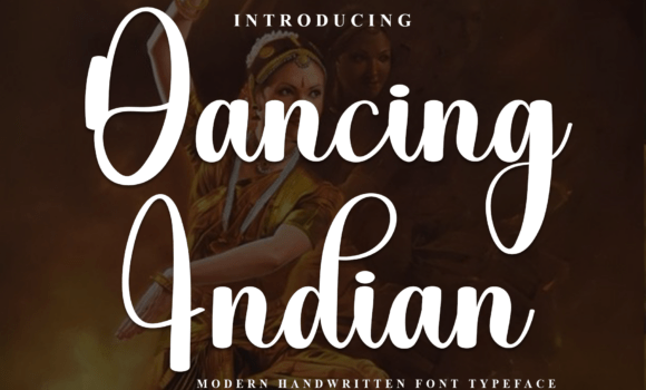 Dancing Indian Font - Featured Image