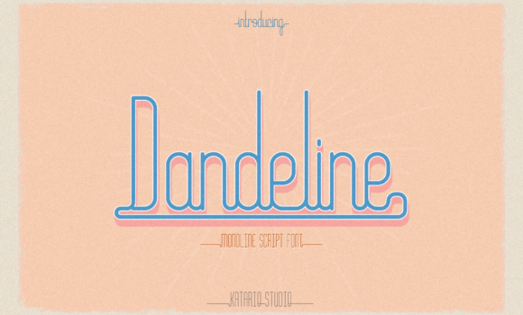 Dandeline Font - Featured Image