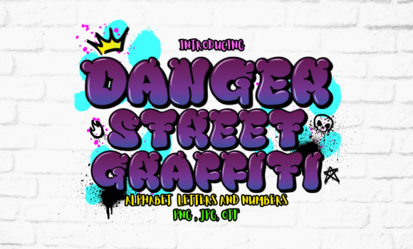 Danger Street Graffiti Font - Featured Image