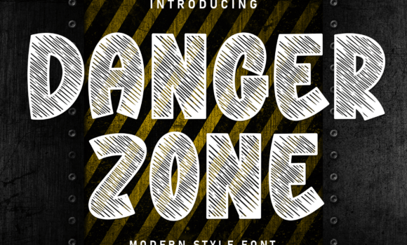 Danger Zone Font Fonts Free Download Danger Zone Font - Featured Image