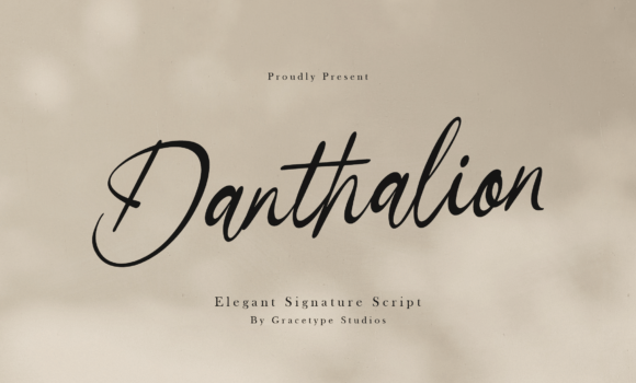 Danthalion Font - Featured Image