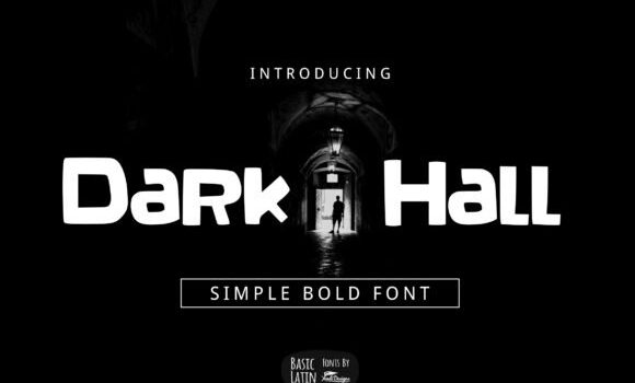 Dark Hall Font - Featured Image