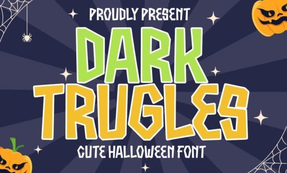 Dark Trugles Font - Featured Image
