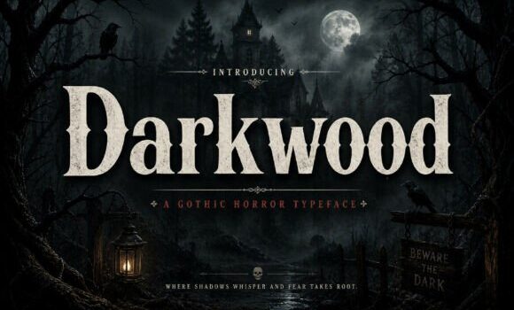 Darkwood Font - Featured Image