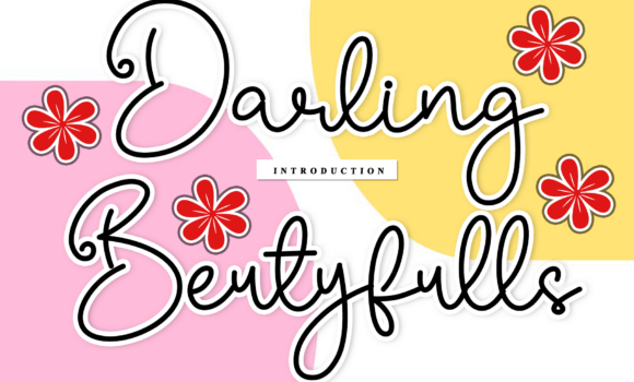 Darling Beutyfulls Font - Featured Image