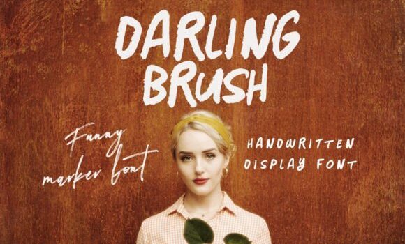Darling Brush Font - Featured Image