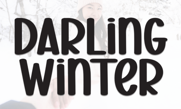 Darling Winter Font - Featured Image