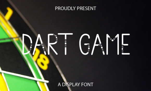 Dart Game Font - Featured Image
