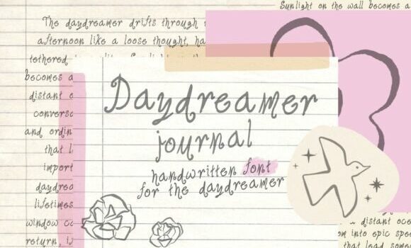 Daydreamer Journal Font - Featured Image
