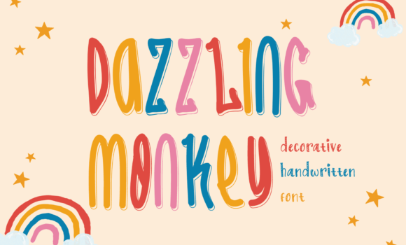 Dazzling Monkey Font Fonts Free Download Dazzling Monkey Font - Featured Image
