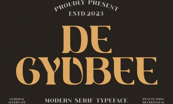 De Gyubee Font - Featured Image