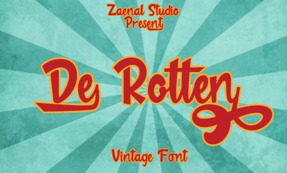 De Rotten Font Fonts Free Download De Rotten Font - Featured Image