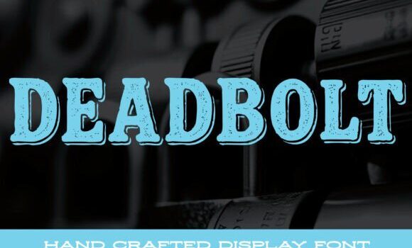 Deadbolt Font - Featured Image