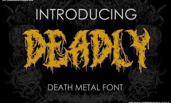 Deadly Font Fonts Free Download Deadly Font - Featured Image