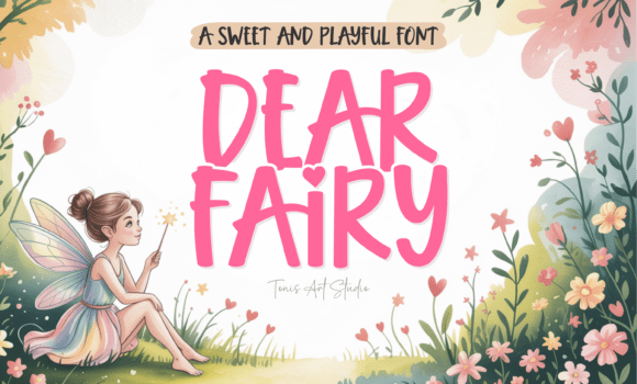 Dear Fairy Font - Featured Image