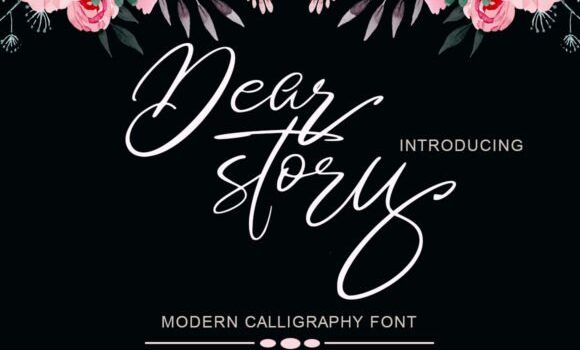 Dear Story Font Fonts Free Download Dear Story Font - Featured Image
