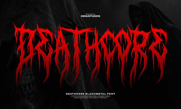 Deathcore Font - Featured Image