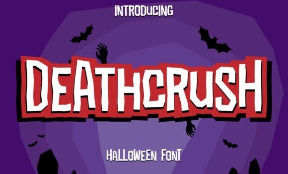 Deathcrush Font - Featured Image