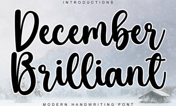 December Brilliant Font - Featured Image