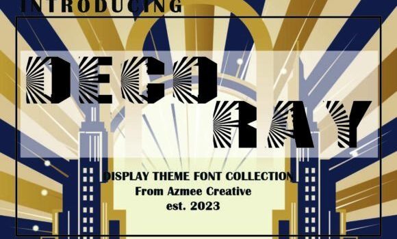 Deco Ray Font Fonts Free Download Deco Ray Font - Featured Image