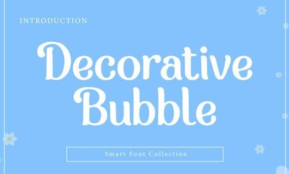 Decorative Bubble Font - Featured Image