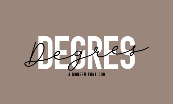 Degres Duo Font - Featured Image