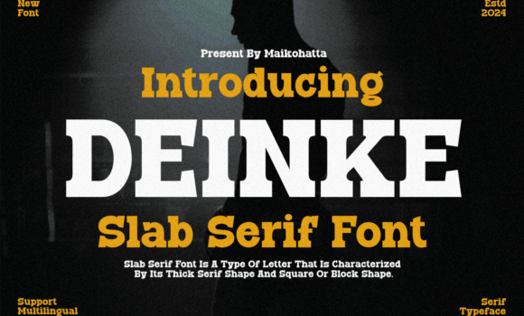 Deinke Font Fonts Free Download Deinke Font - Featured Image