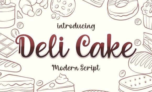 Deli Cake Font - Featured Image