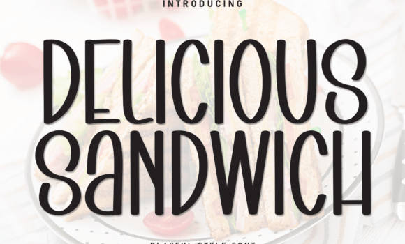 Delicious Sandwich Font - Featured Image