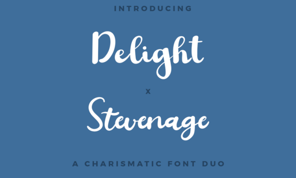 Delight X Stevenage Duo Font - Featured Image