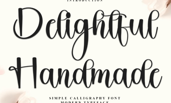 Delightful Handmade Font - Featured Image
