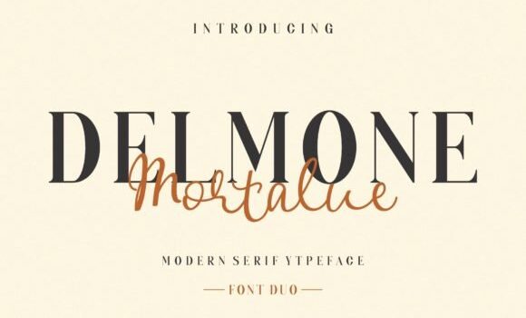Delmone & Mortalue Font - Featured Image