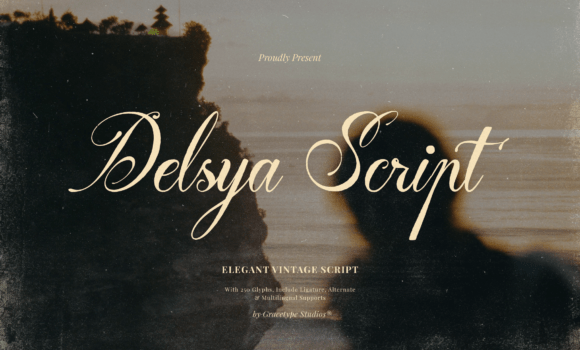 Delsya Script Font - Featured Image