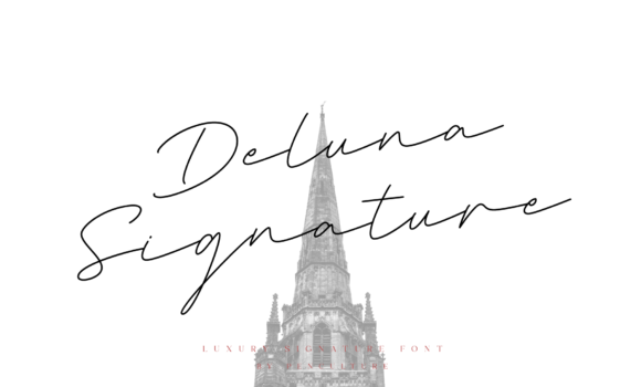 Deluna Signature Font Fonts Free Download Deluna Signature Font - Featured Image